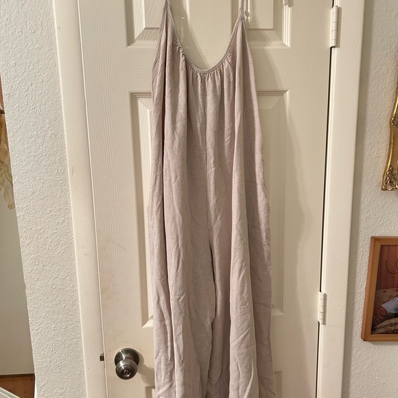 Wasabi and Mint Cream Jumpsuit Medium - Picture 1 of 5